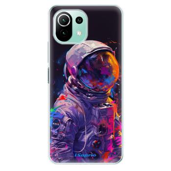 Odolné silikonové pouzdro iSaprio - Neon Astronaut - Xiaomi Mi 11 Lite