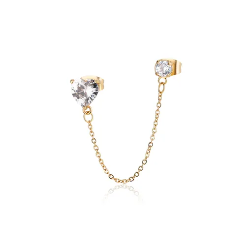 S'Agapõ Luxusní dámská single náušnice Dazzly SDZ140