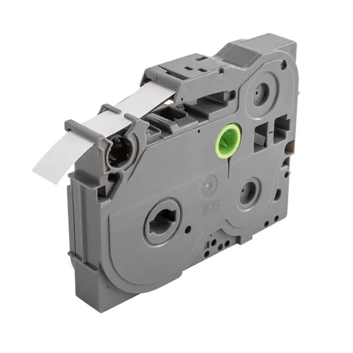 Kompatibilní páska s Brother TZe-R334, 12mm x 4m, zlatý tisk / černý podklad, textilní stuha