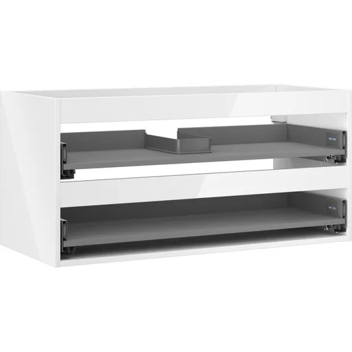 MEXEN Box-A skříňka pro umyvadlo 100, 2 zásuvky, bílá lesk 91AX0-1000-470-2-00