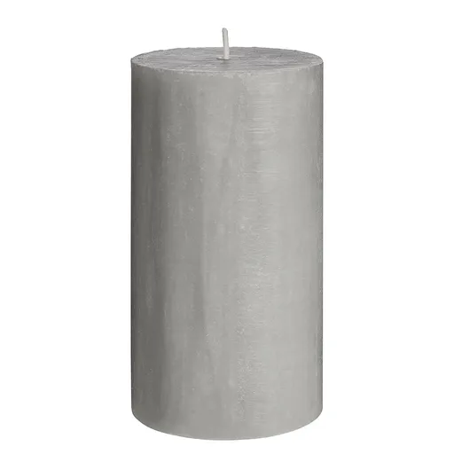 RUSTIC Svíčka 13 cm - šedá