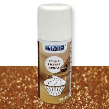 Cakesupplies Barva ve spreji bronzová perleťová 100 ml