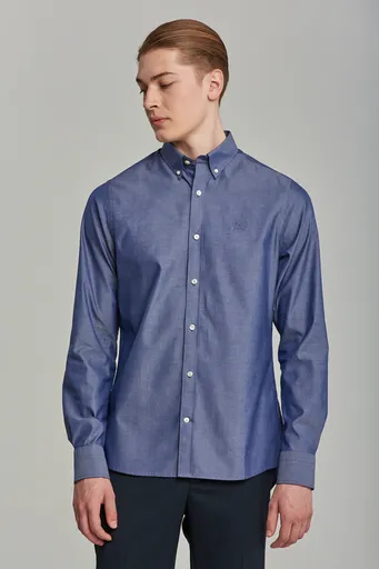 KOŠILE GANT SLIM PINPOINT OXFORD BD PERSIAN BLUE