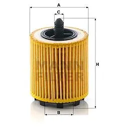 MANN-FILTER HU6007x pro vozy ALFA ROMEO, CADILLAC, FIAT, CHEVROLET, OPEL, SAAB (HU6007x)
