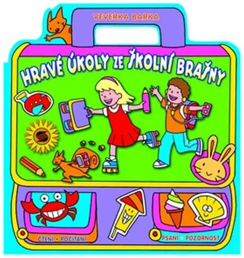 Veverka Barka - Hravé úkoly ze školní brašny (poškozená)