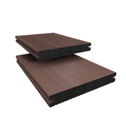 DECEUNINCK Terasové prkno Deceuninck TWINSON Character Massive plné 9360, lískový ořech 503 20 x 140 x 4000 mm