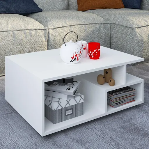 VCM Konferenční stolek Sulas, bílý