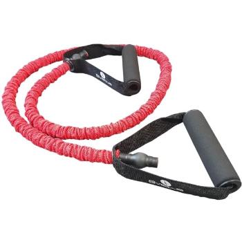 SVELTUS FITNESS POWER TUBE STRONG Expandér s úchyty, červená, velikost