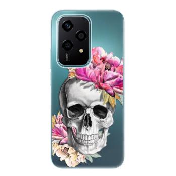 Odolné silikonové pouzdro iSaprio - Pretty Skull - Honor 200 Lite