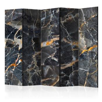 Paraván Black Marble Dekorhome 225x172 cm (5-dílný)