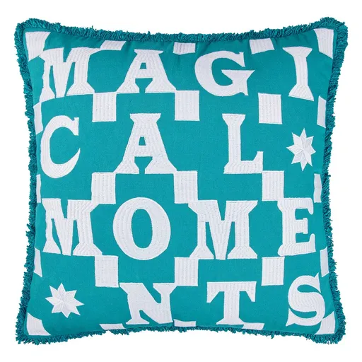 CARTAGENA Polštář "Magical" 50 x 50 cm - modrá
