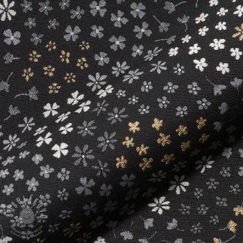 Dekorační látka jacquard Flower Mix Sprinkle metallic deluxe