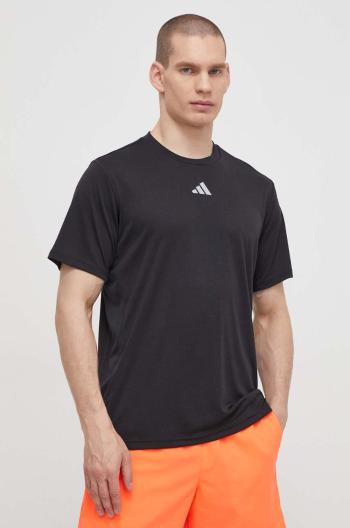 Tréninkové tričko adidas Performance HIIT 3S černá barva, IL7128