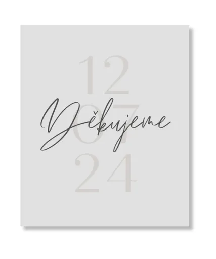 Personal Visačka na dárek - Elegant Zvolte množství: od 20 ks do 40 ks