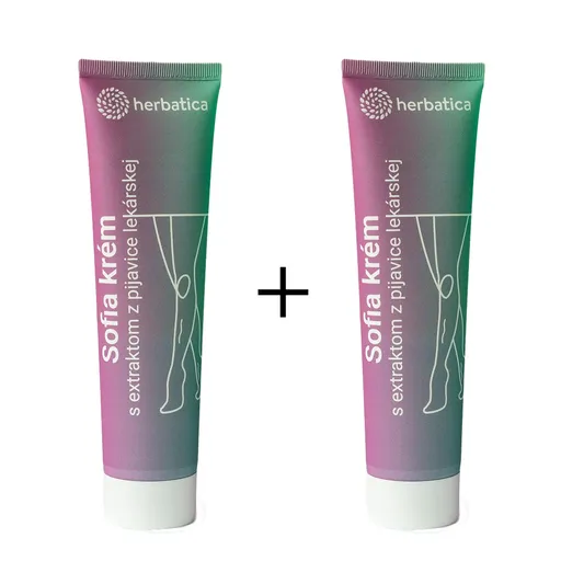 Výhodné dvoubalení: 2 x Sofia krém na křečové žíly s extraktem z pijavice lékařské - 150 ml - Herbatica