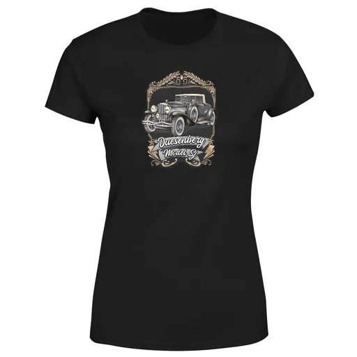 Tričko Duesenberg Black (Velikost: XL, Typ: pro ženy, Barva trička: Černá)