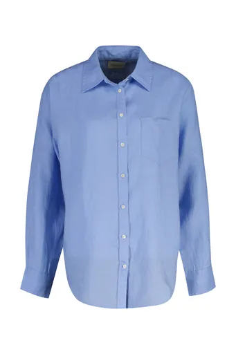 KOŠILE GANT REL LINEN LS SHIRT PALACE BLUE