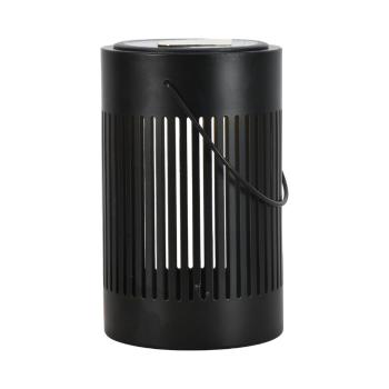 LED Solution Černá LED solární lucerna 0,5W 23385
