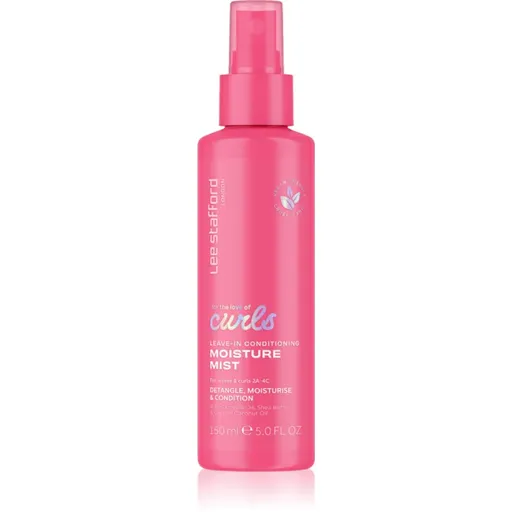Lee Stafford For The Love Of Curls Leave In Conditioning Moisture Mist bezoplachový kondicionér ve spreji pro kudrnaté vlasy 150 ml
