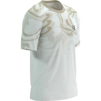 Compressport PERFORMANCE SS TSHIRT M Férfi futófelső, fehér, méret