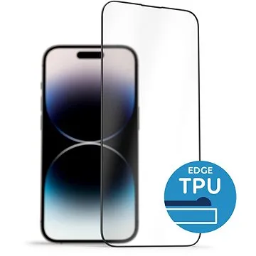 AlzaGuard 2.5D Glass with TPU Frame pro iPhone 14 Pro Max černé (AGD-TGTF010B)