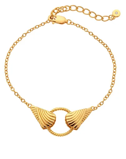 Hot Diamonds Pozlacený náramek s pravým diamantem Golden Edit Hope DL705