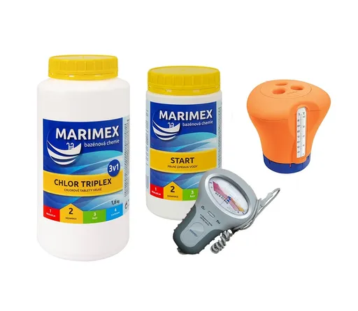 Sada bazénovej chémie pre ošetrovanie vody 2