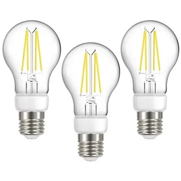 Immax NEO LITE Smart sada 3x filamentová žárovka LED E27 7W teplá, studená bílá, stm, WiFi (07713C)