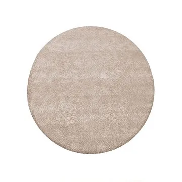 Kusový koberec Shaggy Cosy Balta 01béžový 200 cm kruh (21D3283/1)