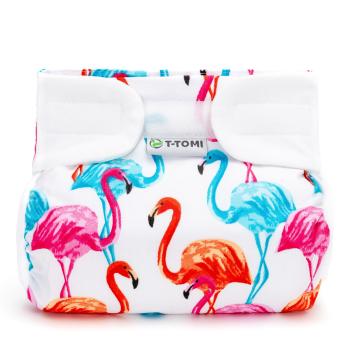 T-tomi Ortopedické abdukční kalhotky suchý zip 3-6 kg 1 ks flamingo