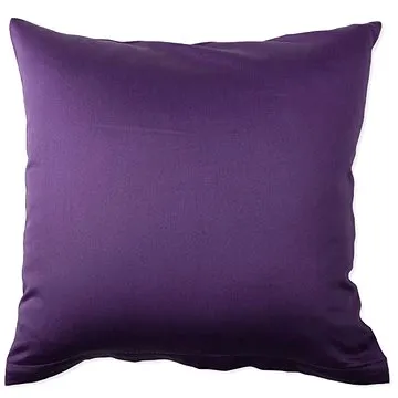 SCANquilt povlak na polštář Satén Color tm. fialová 40×40 (28346)