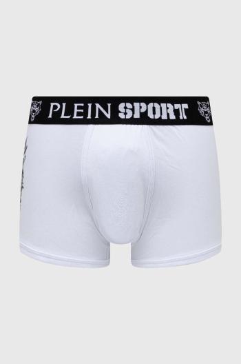 Boxerky PLEIN SPORT pánské, bílá barva