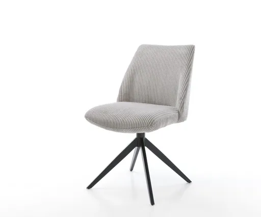 Otočná židle Elso-Flex křížová podnož široká kovová černá