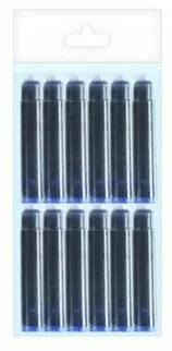 Inkoustové zásobníky modré 12 ks v sáčku