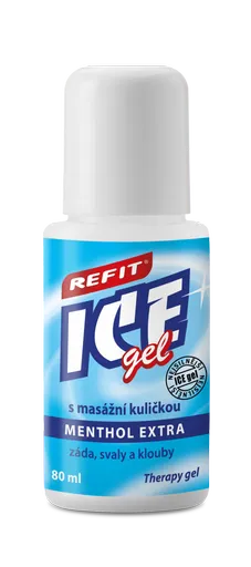 Refit Ice Masážní gel s mentholem roll–on 80 g