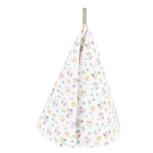 Bavlněná kulatá utěrka s květinovým motivem Colourful Flowers - Ø 80cm Clayre & Eef