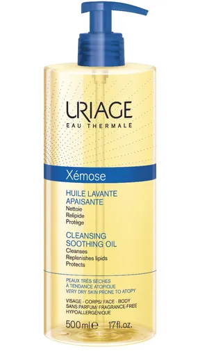 Uriage Xémose C8+ Zklidňující mycí olej pro suchou až atopickou pokožku 500 ml
