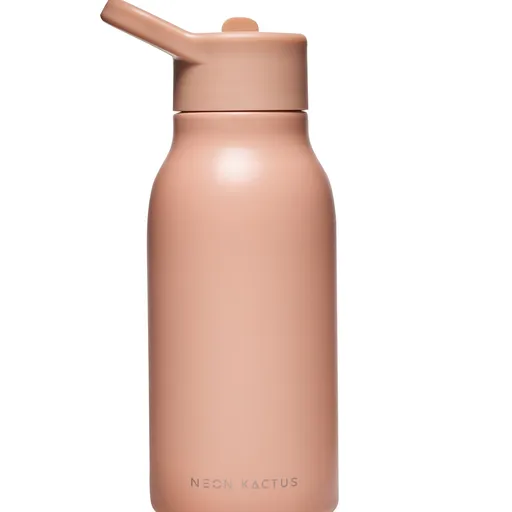 Dětská nerezová láhev, 340ml, Neon Kactus, růžová