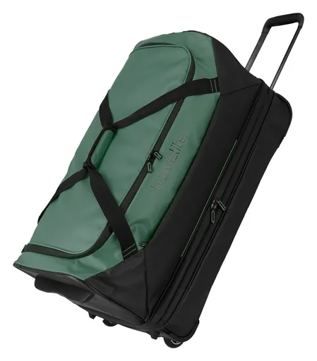 Cestovní taška na kolečkách Travelite Basics Wheeled Duffle exp. Black/green