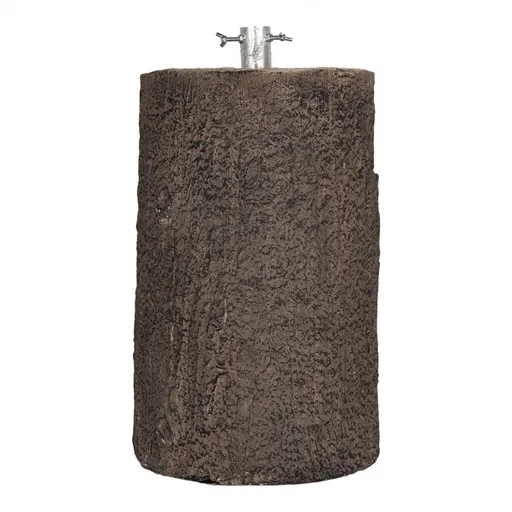 Hnědý stojan na stromek ve tvaru pařezu Christmas Tree - Ø 32*55 cm Clayre & Eef