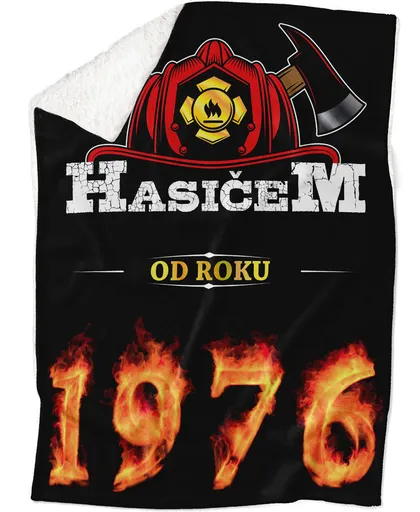 Deka Hasičem od roku (rok: 1976, Podšití beránkem: ANO)