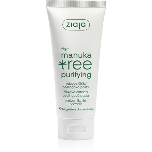Ziaja Manuka Tree Purifying čisticí peelingová pasta pro normální až mastnou pleť 75 ml