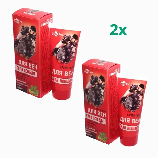 LekoPro Zvýhodněný set: 2x KOŇSKÁ SÍLA krém na žíly - 75ml -LekoPro