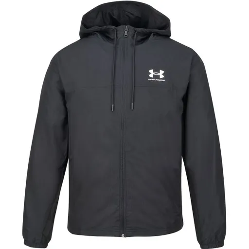 Under Armour RIVAL WOVEN WINDBREAKER Pánská bunda, černá, velikost M