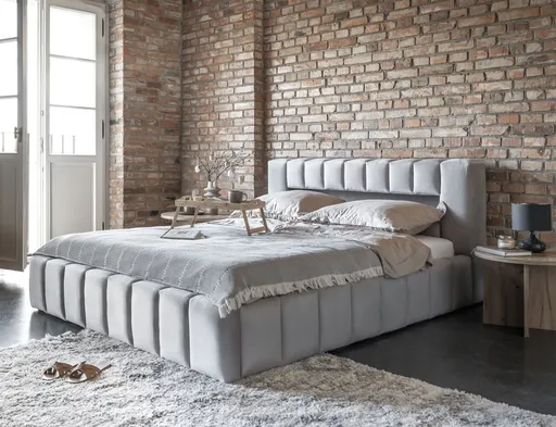 Postel Lamica 140x200 + Kovový rám/plynový výtah/kontejner