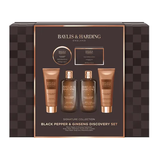 Baylis & Harding Dárková sada Černý pepř & Ženšen 6 ks