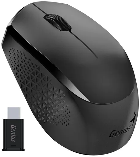 Genius NX-8000S Type-C, myš, bezdrátová, optická, 1200DPI, 3 tlačítka, USB-C, černá