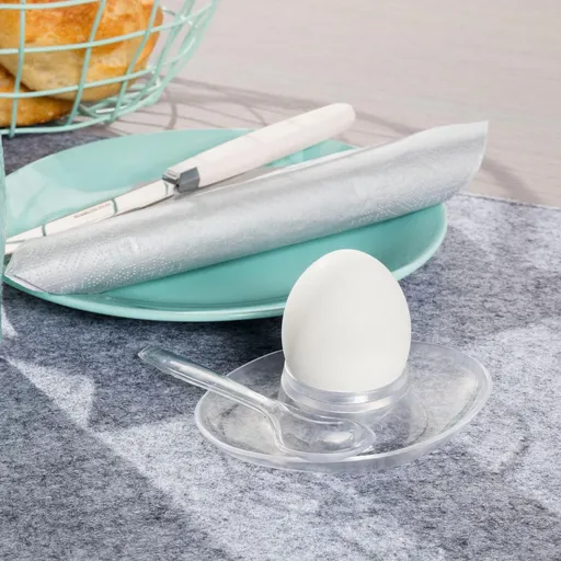 RUCO Kalíšek na vejce se lžičkou, 4 ks