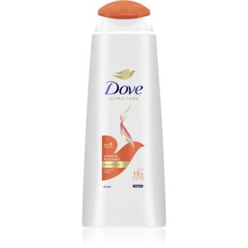 Dove Long & Radiant šampon pro unavené vlasy bez lesku 400 ml