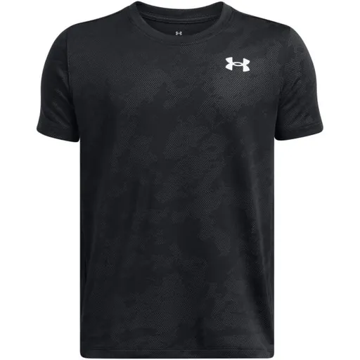 Under Armour TECH VENT JACQUARD TEE Chlapecké sportovní triko, černá, velikost XL